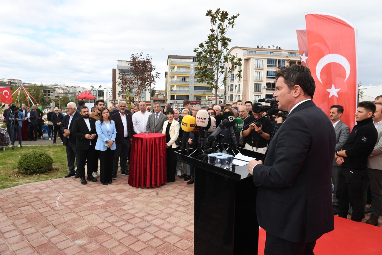 Osmangazi'ye Yeni bir yeşil alan: İsmet Paşa parkı açıldı