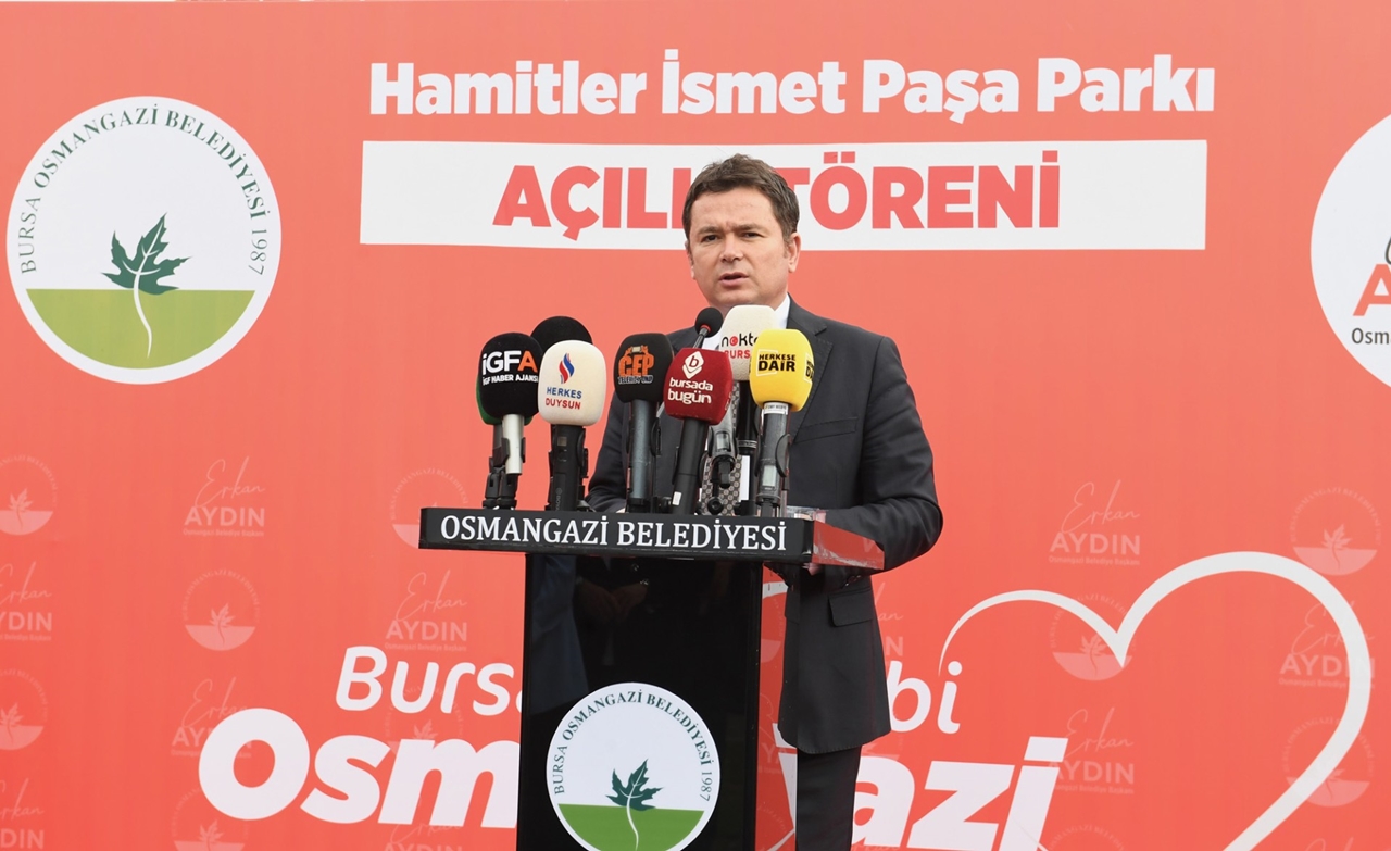 Osmangazi'ye Yeni bir yeşil alan: İsmet Paşa parkı açıldı