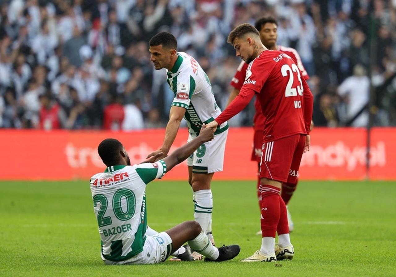 Beşiktaş derbi öncesi moral depoladı: Konyaspor'u 2-0 geçti