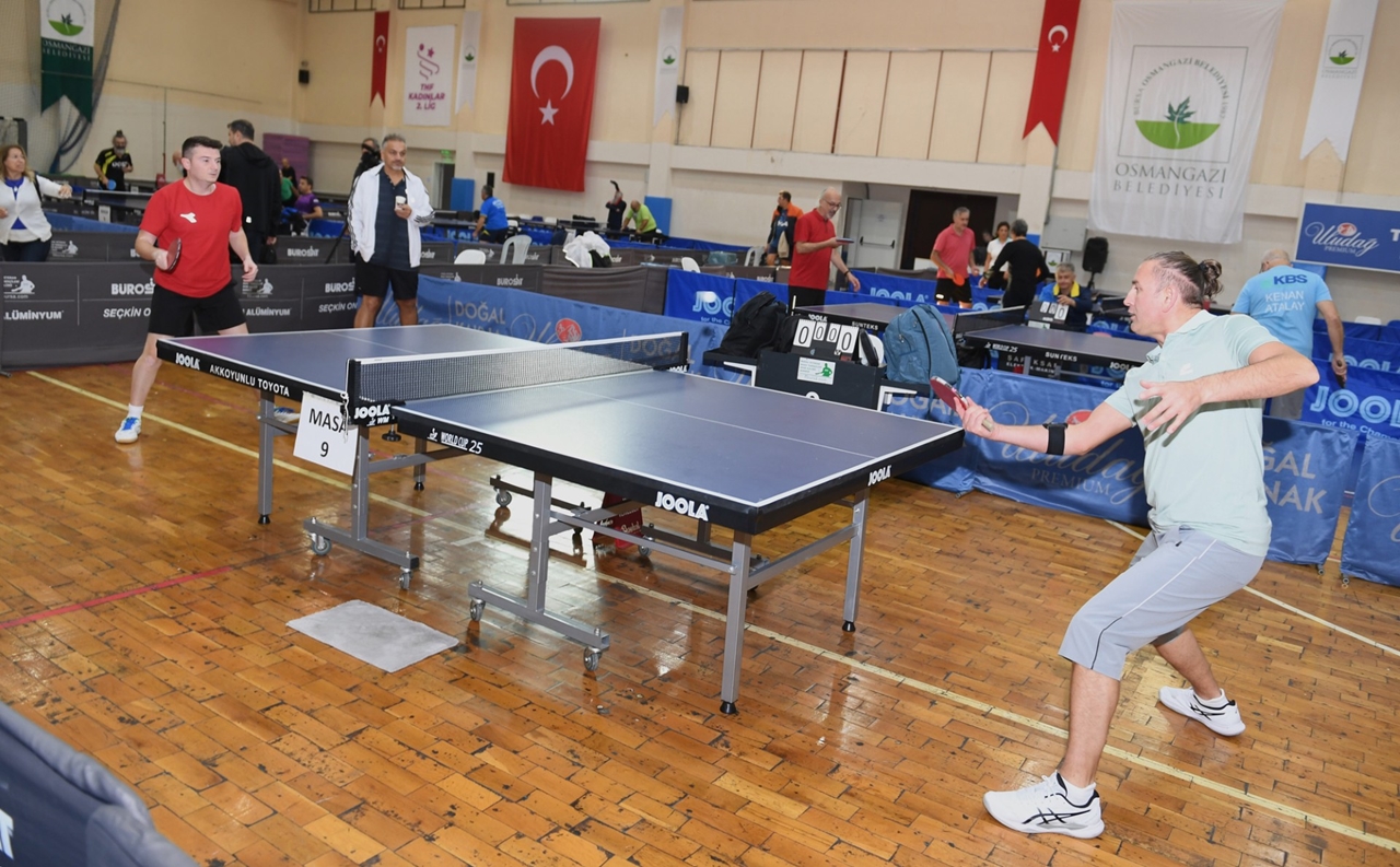 Bursa'da Uluslararası Masa Tenisi heyecanı