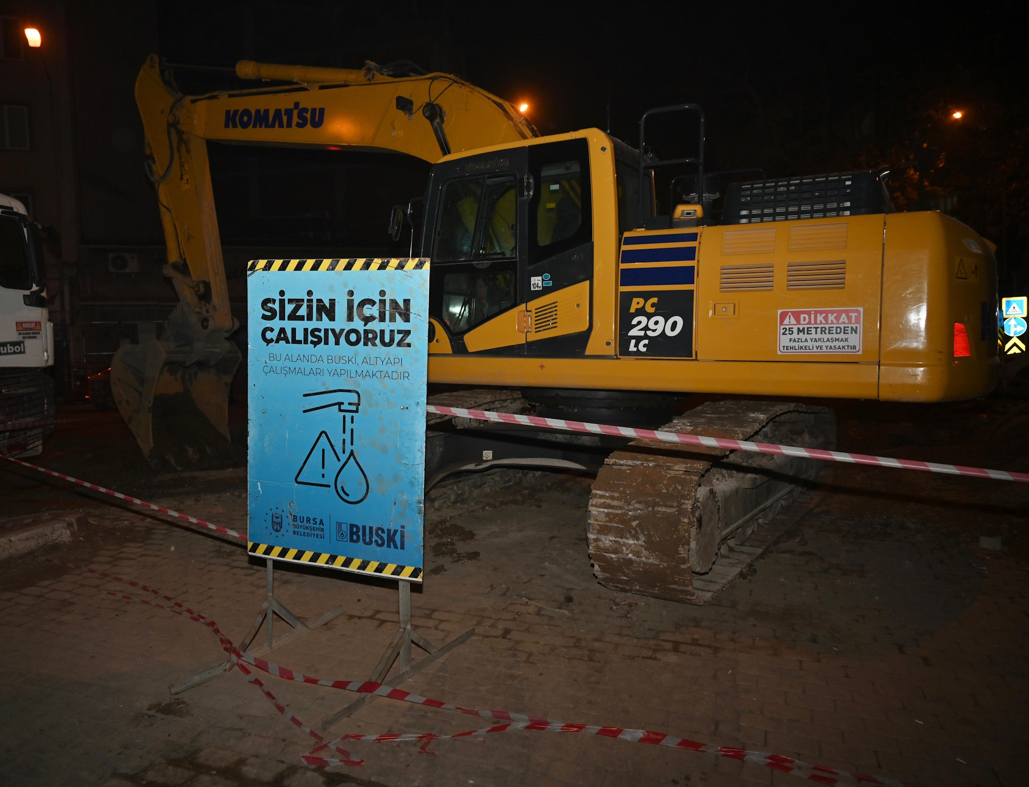 İnegöl’de Sağlıklı içme suyu için, Altyapı çalışmaları hızla devam ediyor