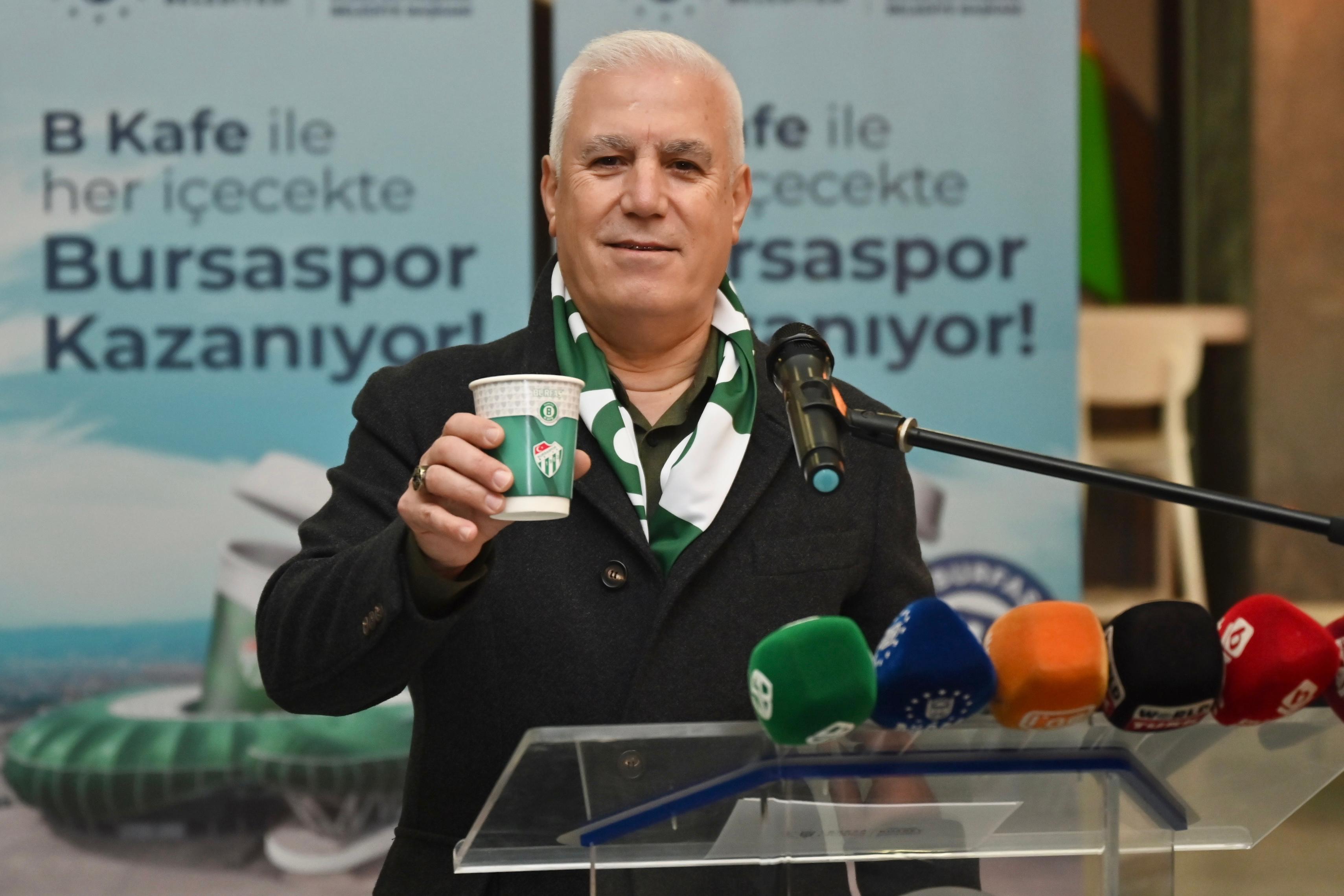 Bursaspor’a yeni gelir kaynağı: Her bardakta 10 tl