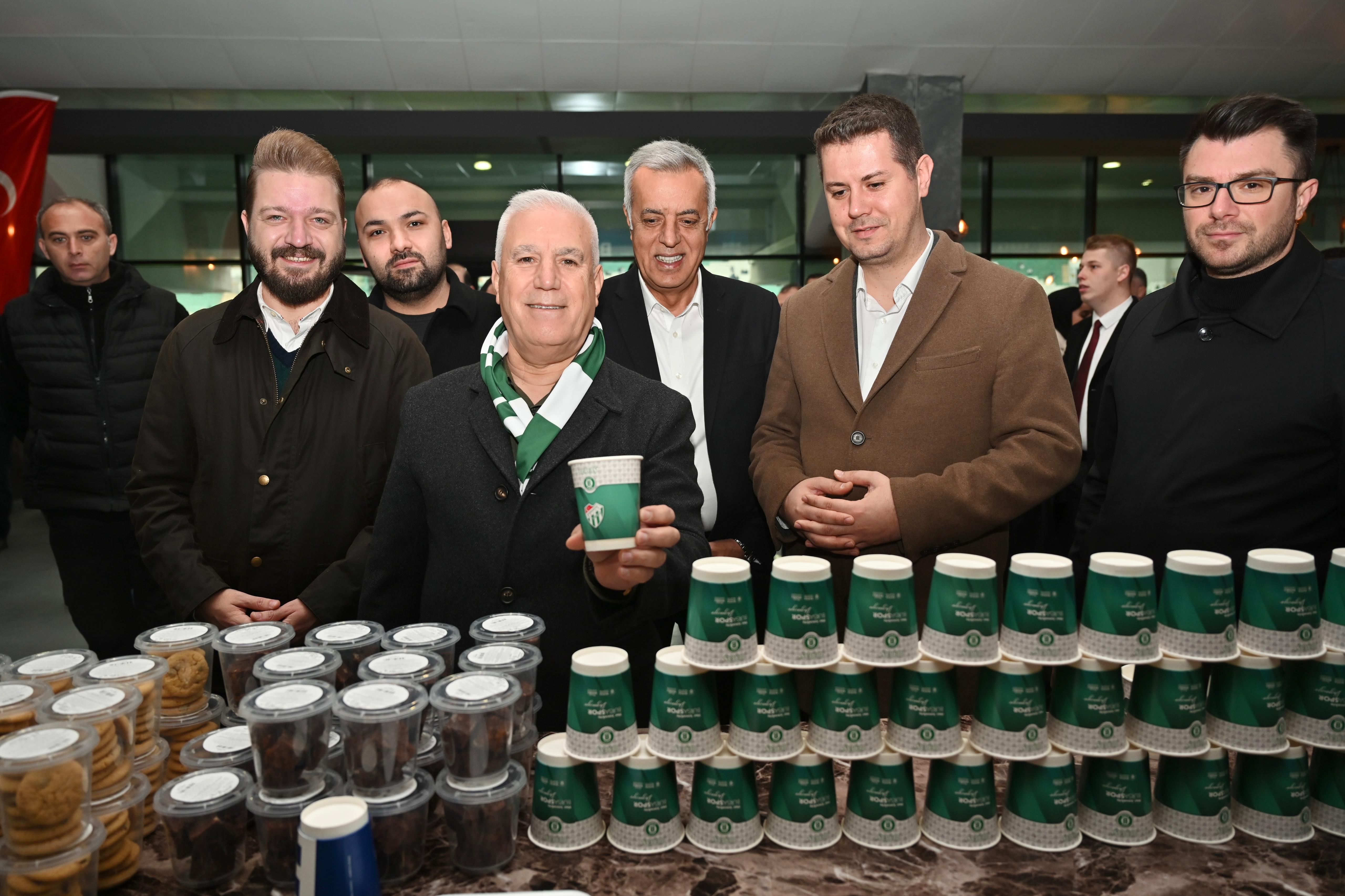  Bursaspor’a yeni gelir kaynağı: Her bardakta 10 tl