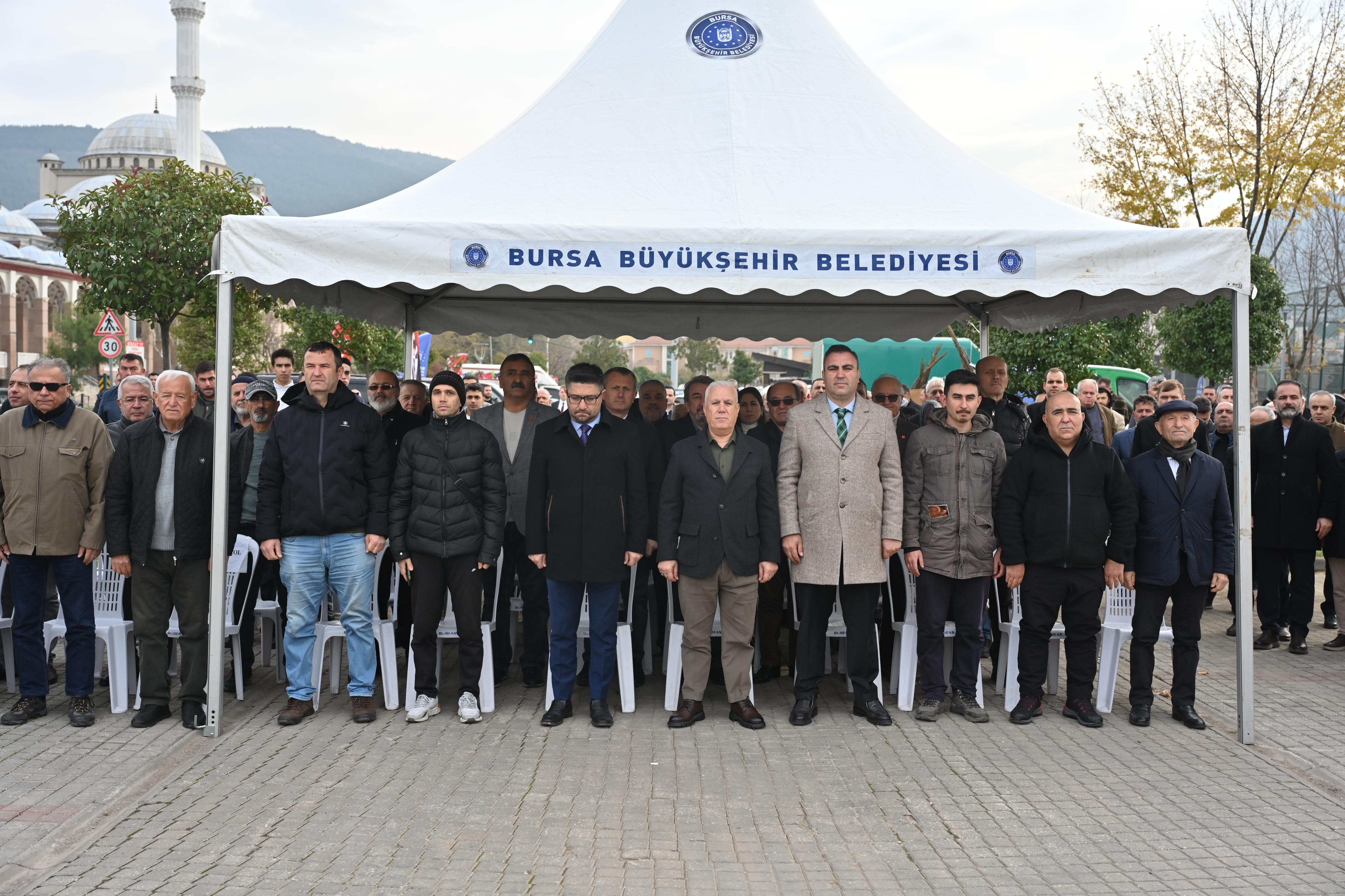 Bursa'da Tarıma dev destek: 74 bin fide ve fidan dağıtıldı