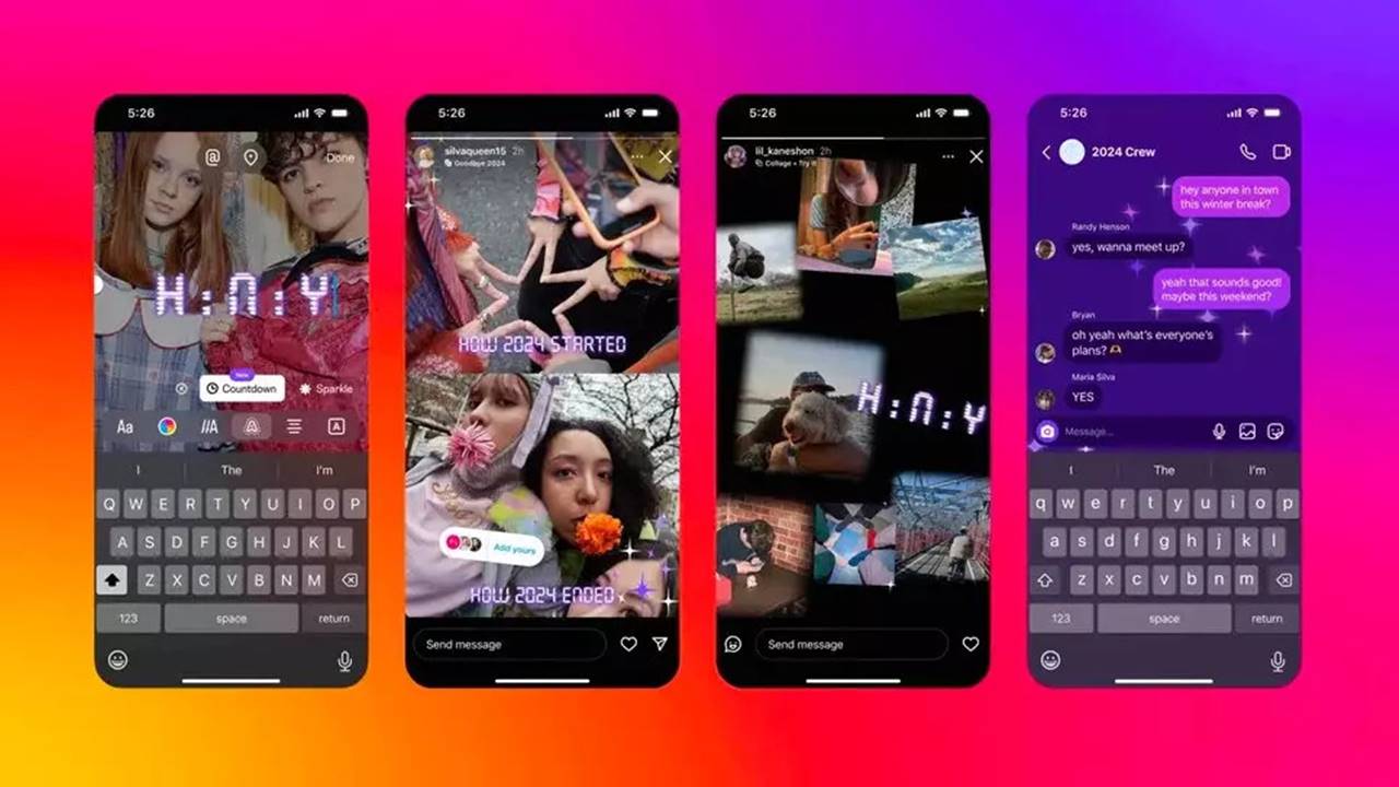 Instagram'dan Yeni yıl sürprizi: 2024 kolajını paylaş