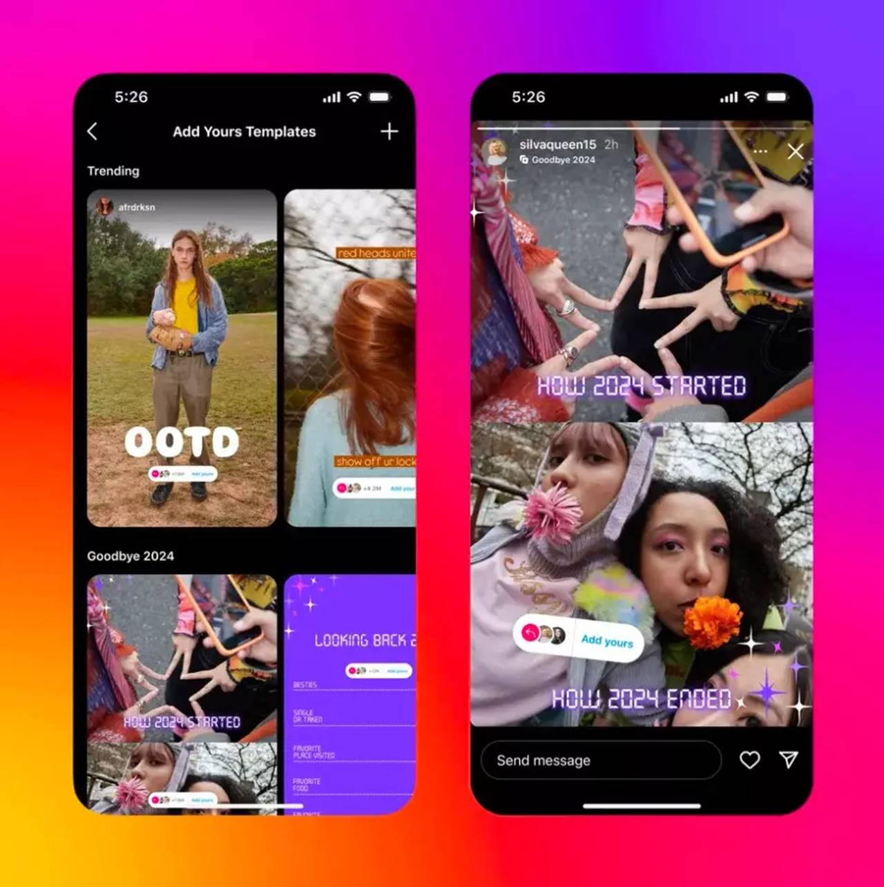 Instagram'dan Yeni yıl sürprizi: 2024 kolajını paylaş