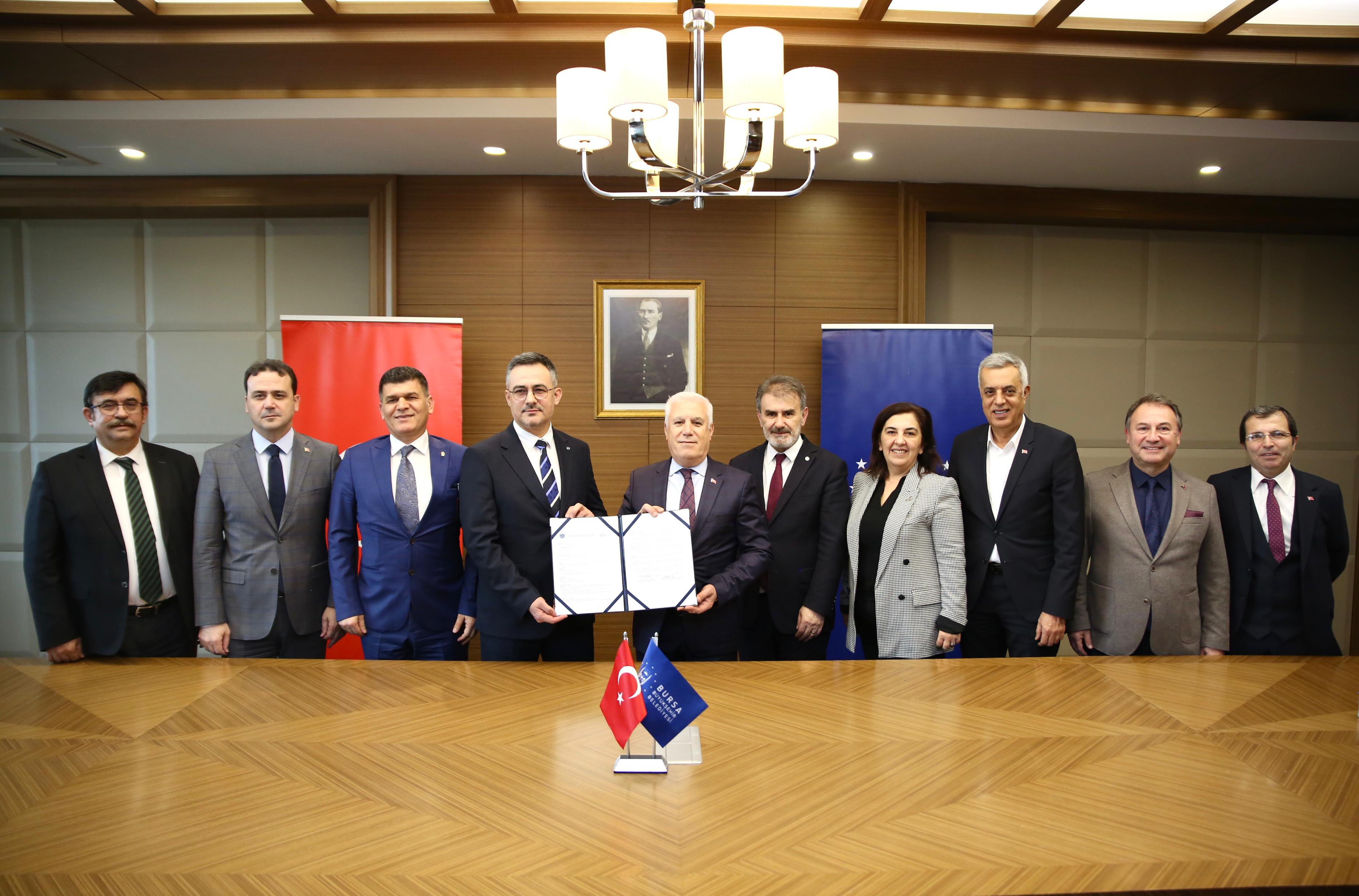 Bursa için güçlü iş birliği: Büyükşehir ve BTÜ el ele