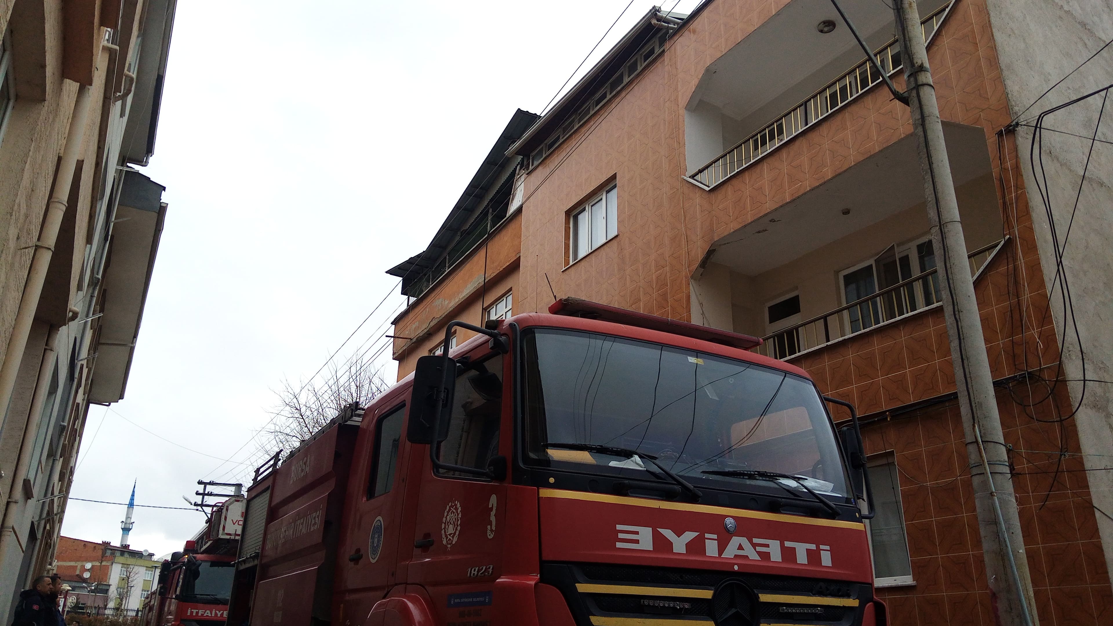 Bursa’da Baca yangını korku dolu anlara sebep oldu