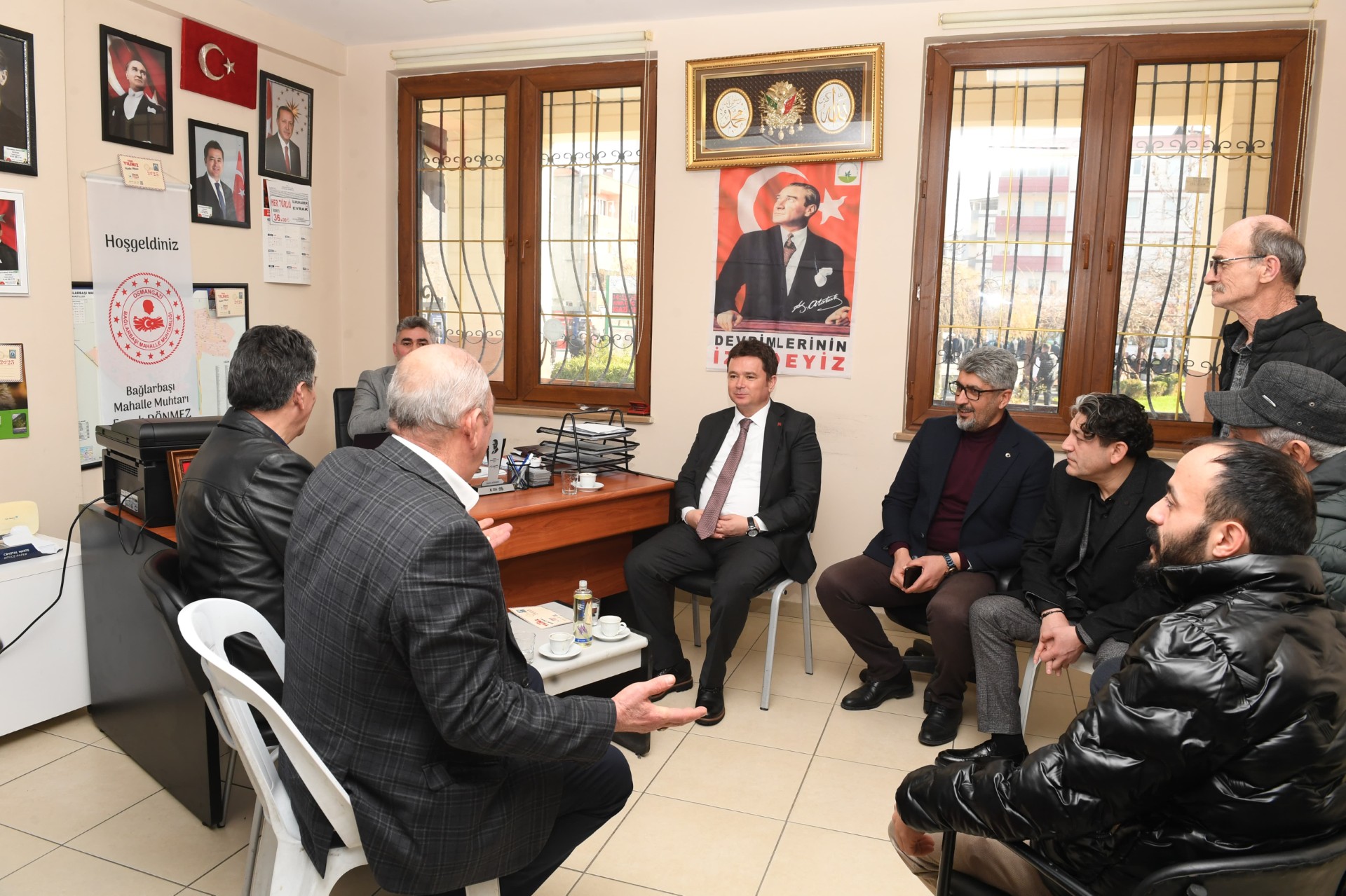 Başkan Aydın, Bağlarbaşı’nda Çorbadan hizmete her şeyle halkın yanında