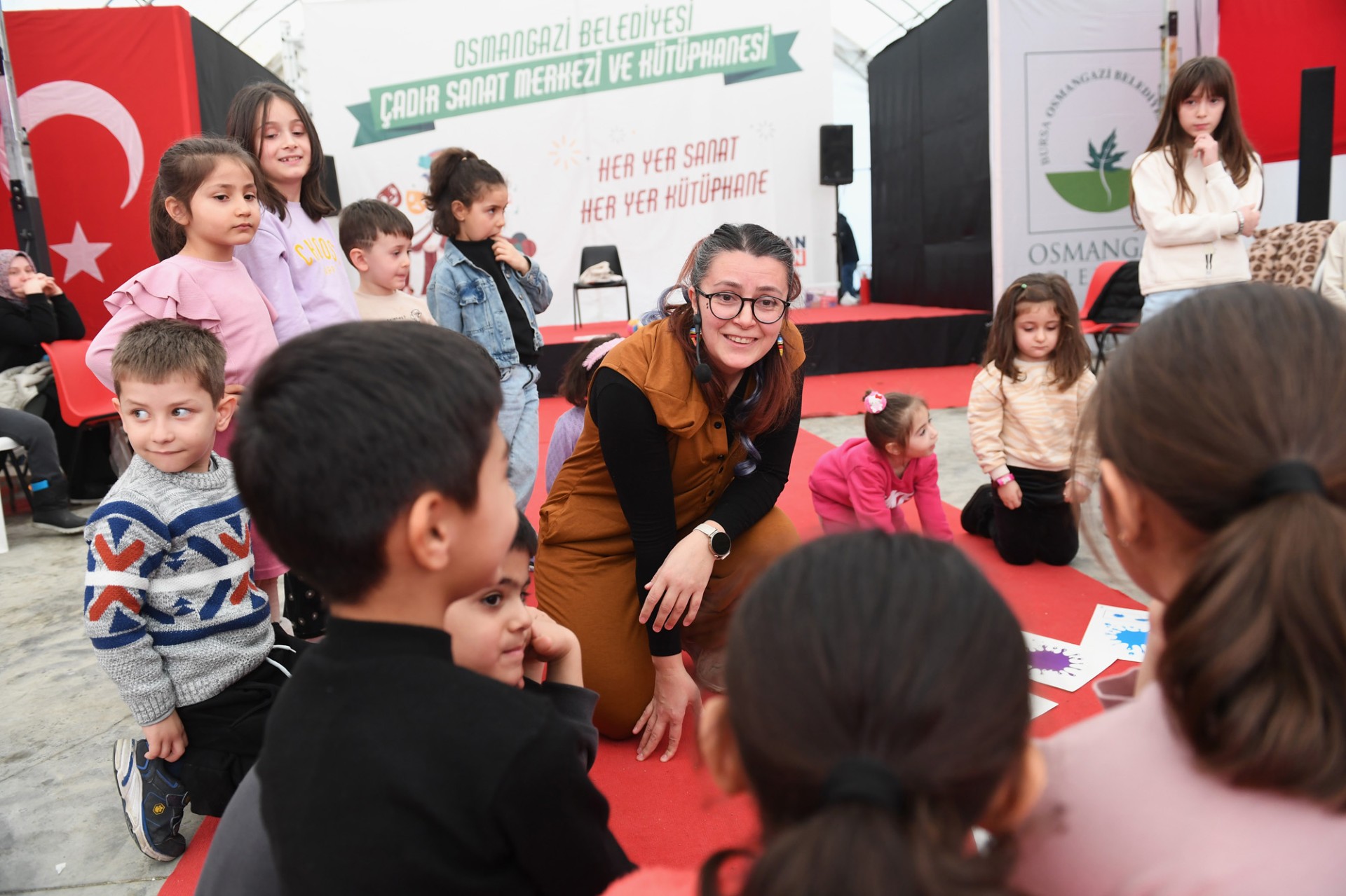 Osmangazi'de Çocuklar duygularını drama ile keşfetti