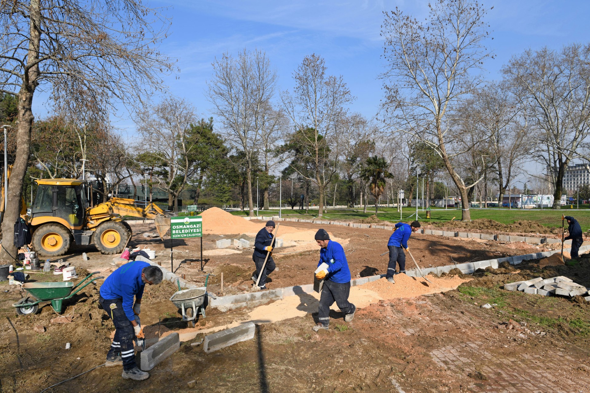 Osmangazi Belediyesi’nden Gençlere yeni basketbol sahası müjdesi