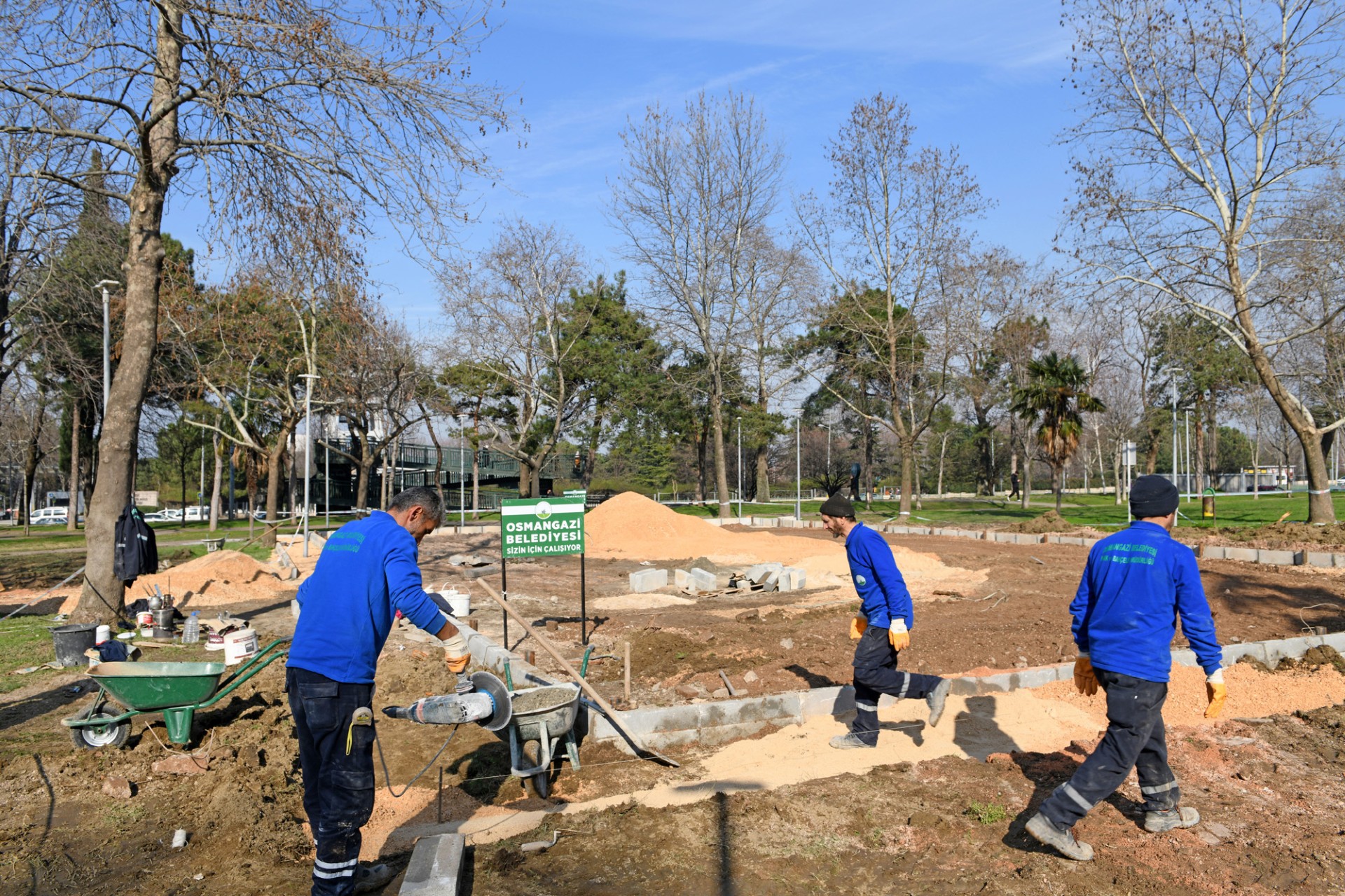 Osmangazi Belediyesi’nden Gençlere yeni basketbol sahası müjdesi