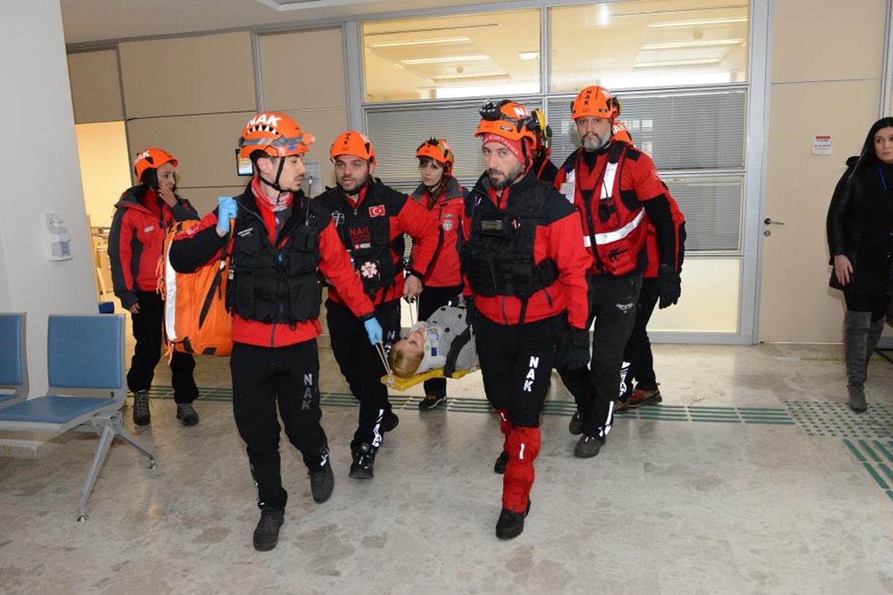 Nilüfer Belediyesi'nde Gerçeği aratmayan yangın tatbikatı