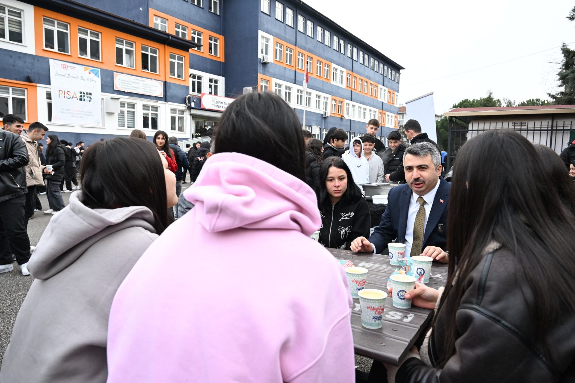 Başkan Oktay Yılmaz, Öğrencilerle buluşmaya devam ediyor
