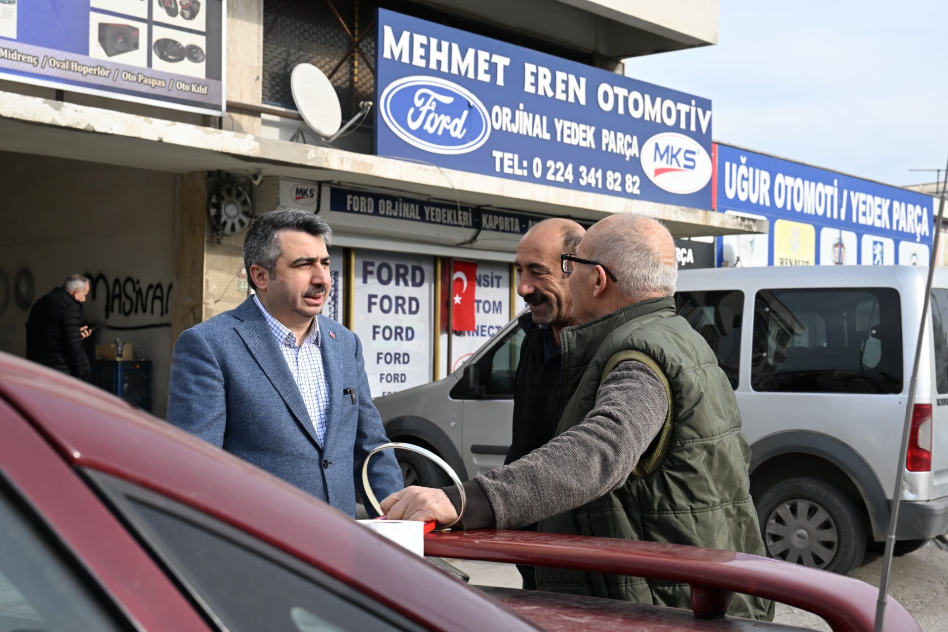 Başkan Yılmaz, Esnafın sorunlarını yerinde dinledi