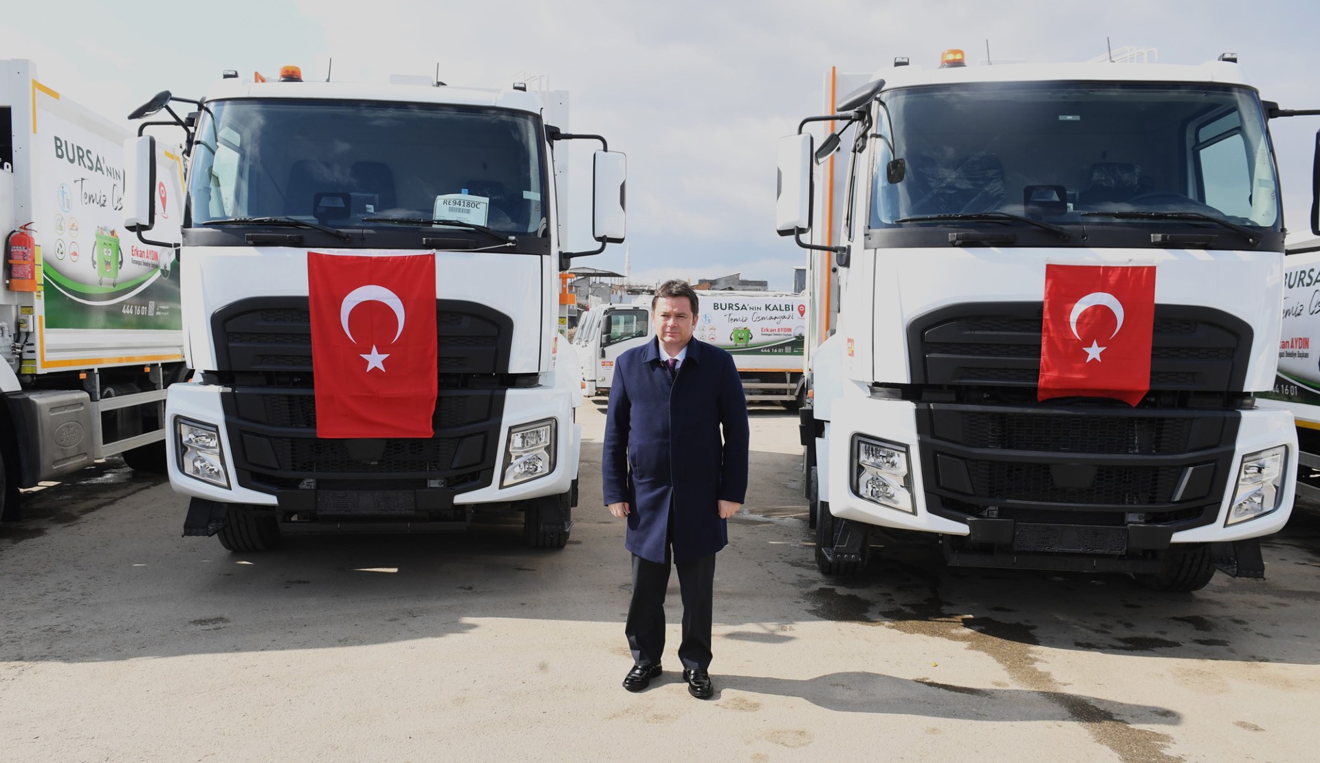 Osmangazi Belediyesi, Temizlik filosu’na 17 yeni araç ekledi