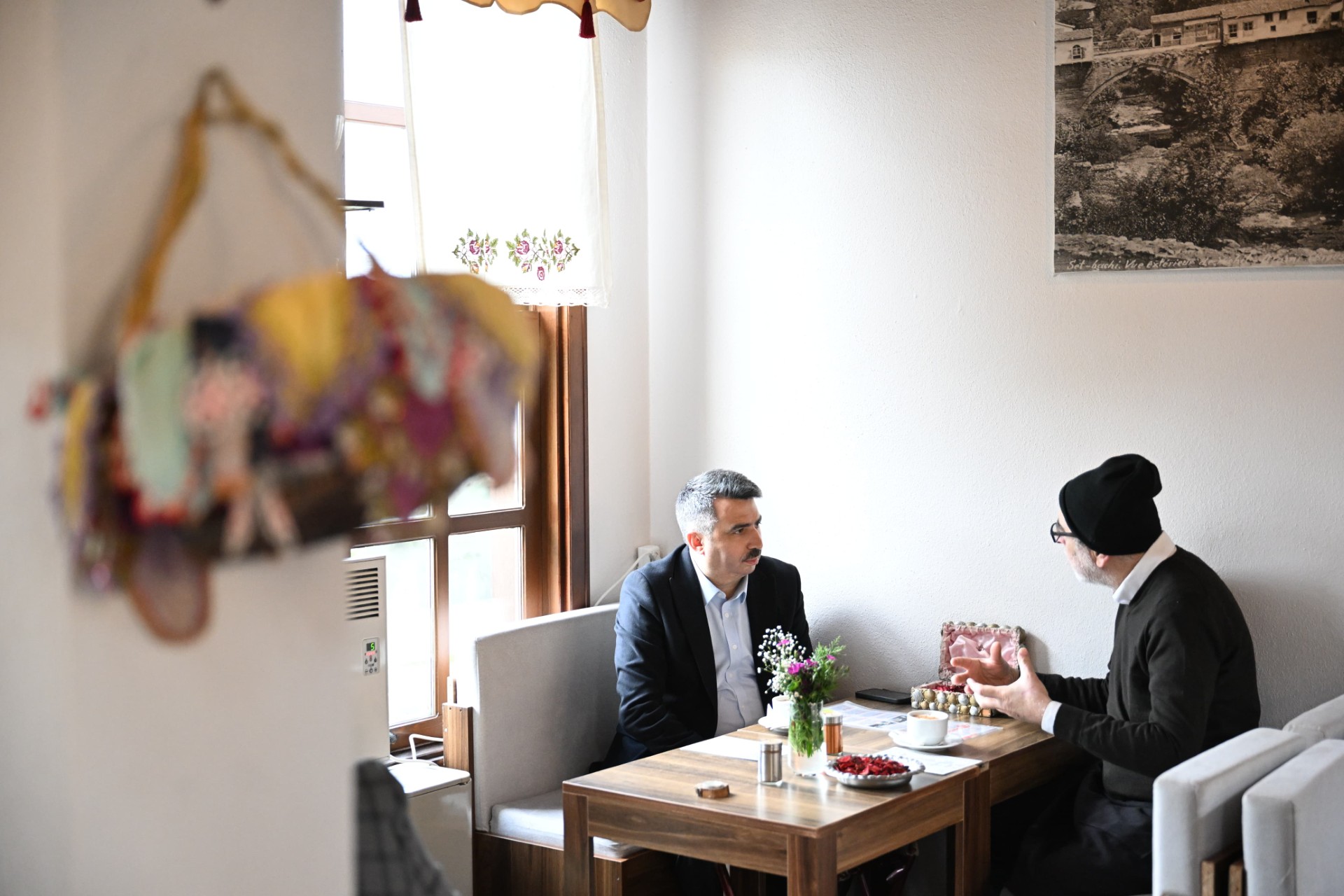 Başkan Yılmaz, Irgandı Köprüsü’nde Tarih ve sanatı geleceğe taşıyor