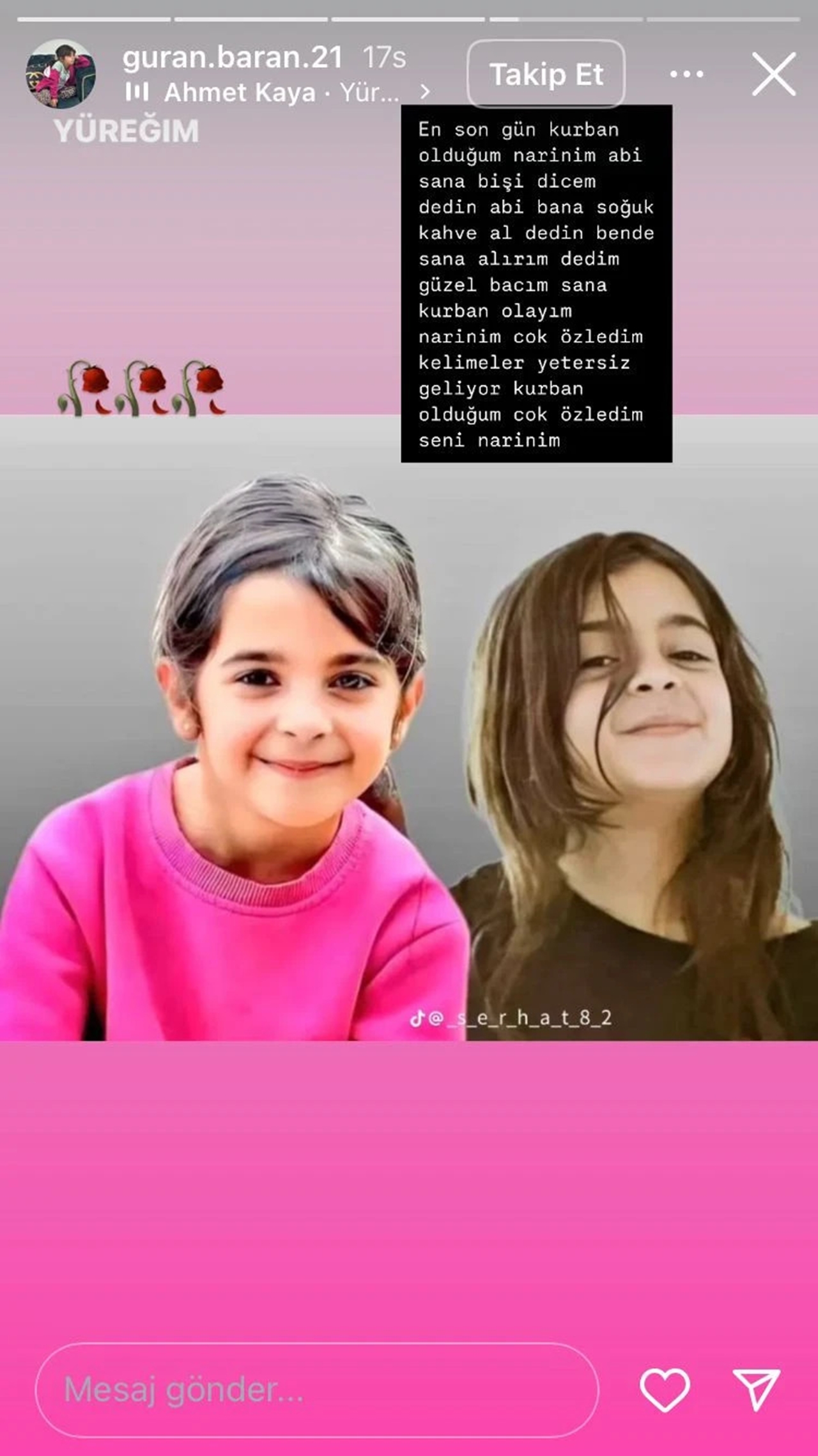 Küçük Narin’in Ölümü ve ailesinin karanlık gerçeği