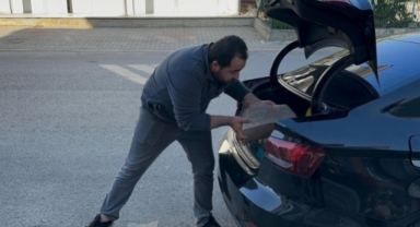 Bursa'da milyonluk aracının bagajına parke taşı yükledi! Sebebi ise şaşırttı