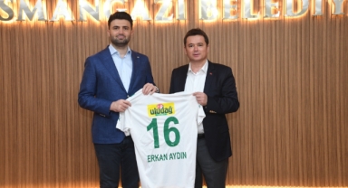 Bursaspor Yönetiminden Başkan Aydın’a ziyaret