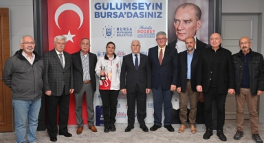 Başkan Bozbey, dünya şampiyonu Dilek Yavaş’ı ağırladı