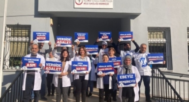 Bursa'da sağlık çalışanlarının hak alma mücadelesi sürüyor