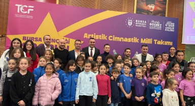 Cimnastik Milli Takımı, Bursalı gençlerle buluştu