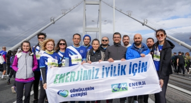 CK Enerji çalışanları, İstanbul Maratonu’nda “Eğitim Hakkı” için koştu