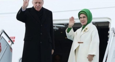 Cumhurbaşkanı Erdoğan Kırgızistan'a gitti