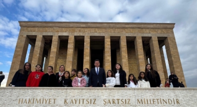 Osmangazili çocuklar Anıtkabir’de