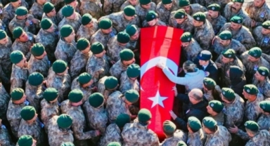Şehit polis memuru Yiğit için tören düzenlendi