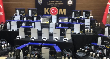 50 milyon lira değerinde 3 bin 500 kaçak oyun konsolu ele geçirildi