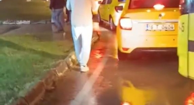 Alışveriş merkezine geldiler, trafikten dolayı kontak kapattılar