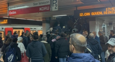Batıkent metro istasyonunda yangın