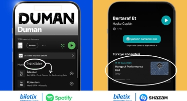 Biletix'ten Spotify ve Shazam ile Yenilikçi İş Birliği