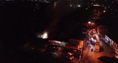 Bursa'da çiftlikte korkutan yangın