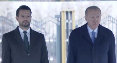 Cumhurbaşkanı Erdoğan, Milatoviç'i Resmi Törenle Ağırladı