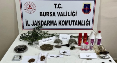 İnegöl'de Uyuşturucu üretimi çökertildi: Şüpheli tutuklandı