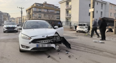 Sabah saatlerinde İnegöl'de Feci kaza