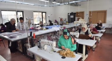 Yıldırım'da Kadınlar el emeğiyle ekonomiye katkı sağlıyor