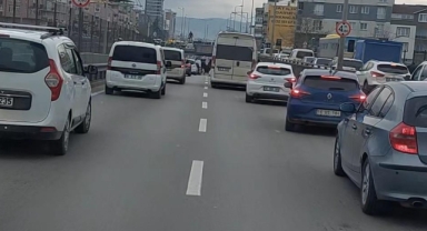 Bursa'da sürücülerin fermuar sistemi büyük alkış aldı