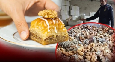 86 şubeli ünlü baklavacıda skandal: Cevizlerde kurt çıktı!