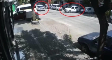 Ana yola dikkatsiz çıkan araç kazaya sebep oldu