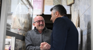 BAŞKAN YILMAZ, KOMŞU ZİYARETİNDE