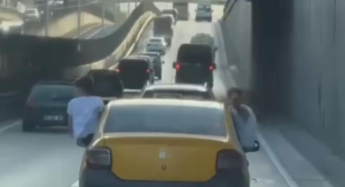 Bursa trafiğinde tehlikeli anlar