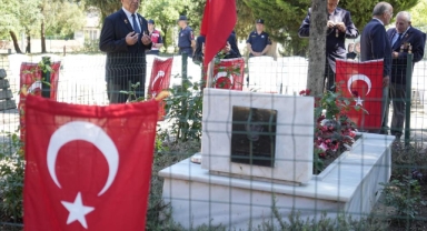 Şehidinin adının verildiği okul öğrencilerinden şehide vefa