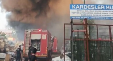 Bursa’da geri dönüşüm tesisinde yangın