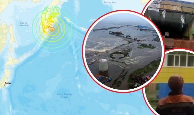 Rusya'da 8,8 büyüklüğünde deprem! Tsunami uyarısı verildi