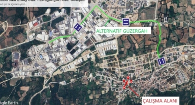 Bursa'da trafik düzenlemesi