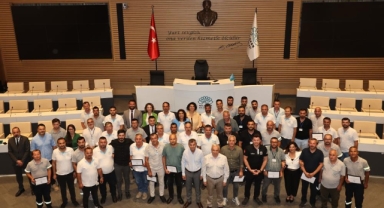 Yangınlarla mücadelede görev alan ekibe anlamlı teşekkür